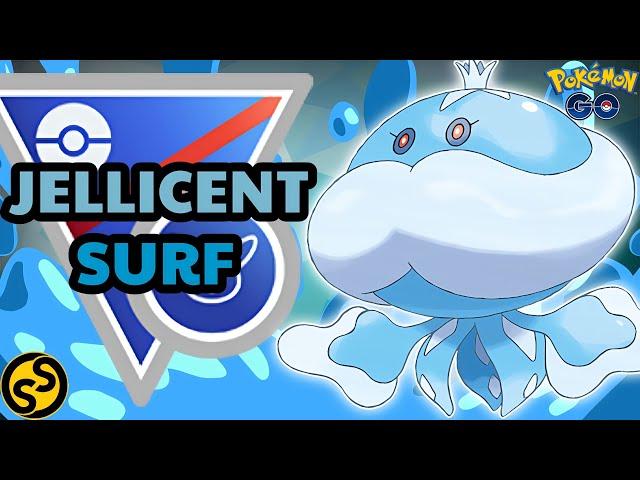 Jellicent in Great league Pokemon go: Surf is a game changer in PVP Battles in Pokemon Go Season 14