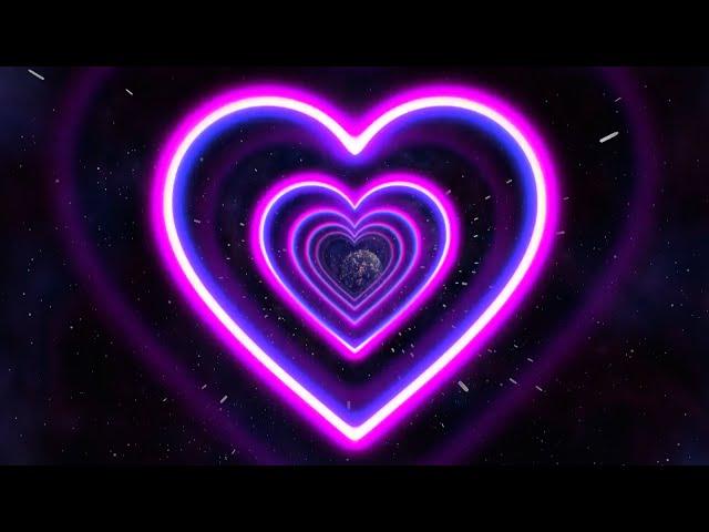 Neon Lights | heart | background video | love | сердечки фон | ФутаЖОР