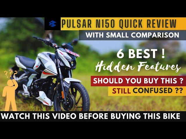 Pulsar N150  |  6 Best Hidden Features | Quick Comparison | #roadkliq |  (Subscribe) please