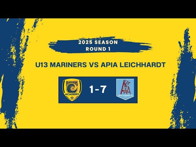 U13 Mariners vs APIA Leichhardt