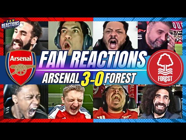 ARSENAL FANS BUZZINGREACTION TO ARSENAL 3-0 FOREST | 24/25 PREMIER LEAGUE