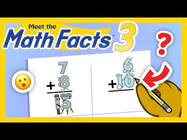 Meet the Math Facts Addition & Subtraction Level 3 - Worksheet 3 | Preschool Prep Company