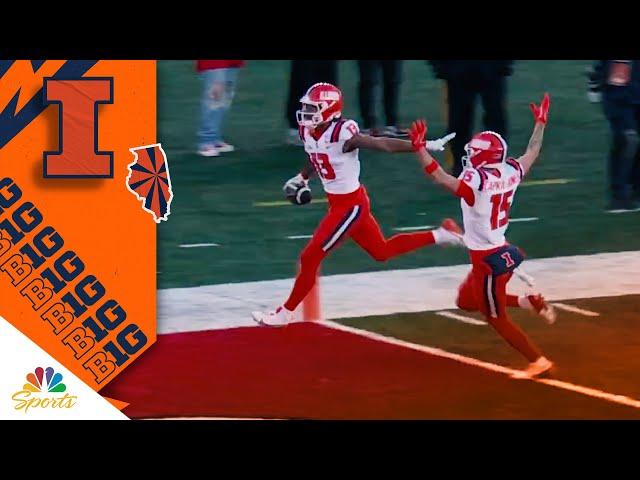 Illinois' Luke Altmyer finds Pat Bryant for game-winning 40-yard TD vs. Rutgers | NBC Sports