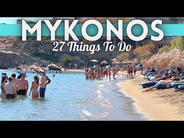 Best Things To Do In Mykonos Greece 2024 4K