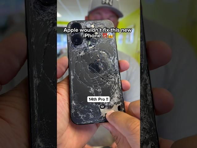 Apple Didn’t want to Repair His IPhone Watch till the end ‼️#shorts #apple #iphone14pro #ios #fyp