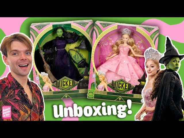 Wicked Elphaba & Glinda Deluxe Doll Unboxing Review!