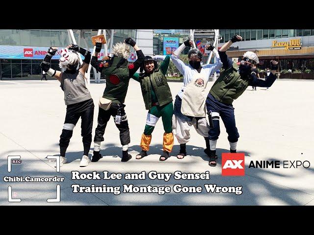 Rock Lee and Guy Sensei Training Montage Gone Wrong at AX2024