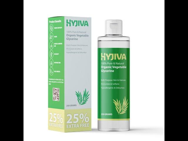 Hyjiva Organic Vegetable Glycerine - 100% Pure & Natural