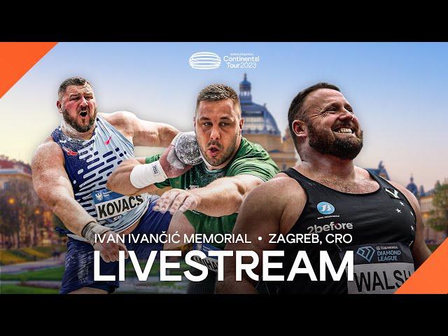 Livestream - Ivan Ivančić Memorial Shot Put | Continental Tour Gold 2023