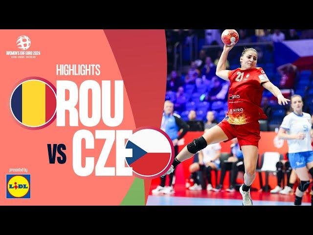 Romania  Czechia | Highlights | Women’s EHF EURO 2024