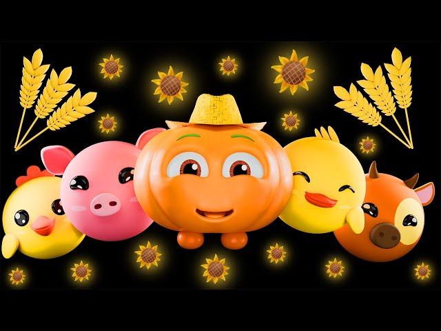  Old MacDonald Had A Farm with Funky Fruits | Baby Sensory & Song | Fun Animation & Dance Party 