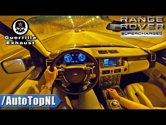 Range Rover 5.0 V8 Supercharged *INSANE* Guerrilla Exhaust TUNNEL SOUND by AutoTopNL