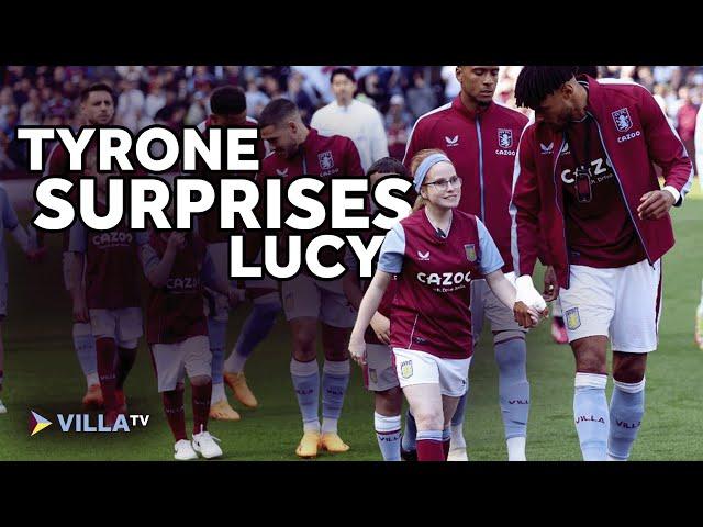 TYRONE MINGS SURPRISE | Tyrone Mings surprises young fan, Lucy!