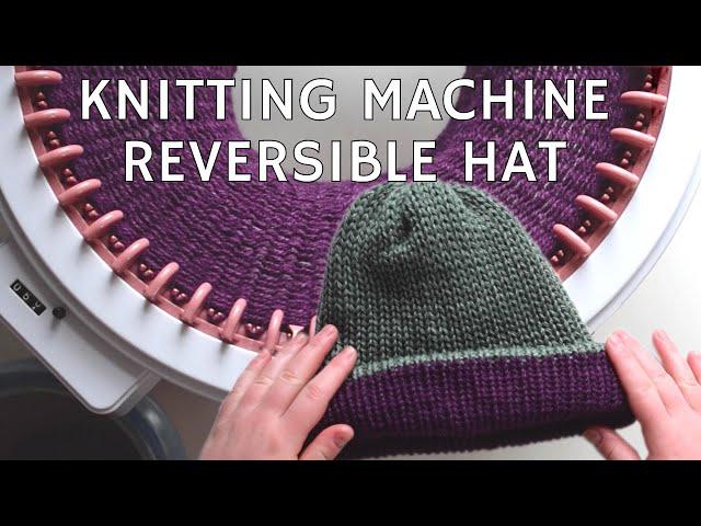 Sentro Knitting Machine for Beginners: Knit a Reversible Hat | Circular Knitting Machine Tutorial