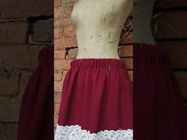 Skirt on Latvian colours flag (2)