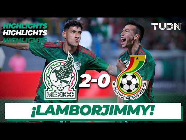 México 2-0 Ghana - HIGHLIGHTS | Amistoso Internacional | TUDN