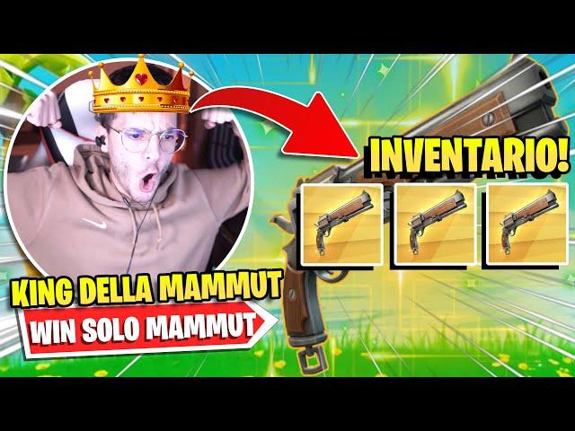 VINCERE SOLO CON LA MAMMUT! Challenge Fortnite - FortniteITA Capitolo 2 Remix #fortnite #fortniteita