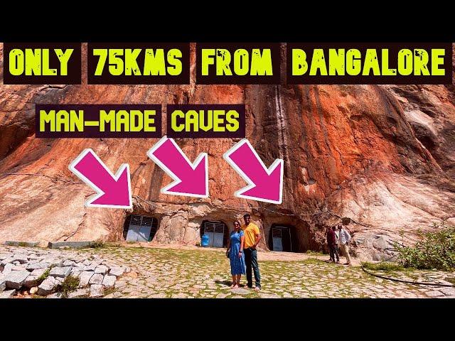 Man-made caves, Cave temple - ಕೈಲಾಸಗಿರಿ ಬೆಟ್ಟ | Place near Bangalore for one day trip within 100 km