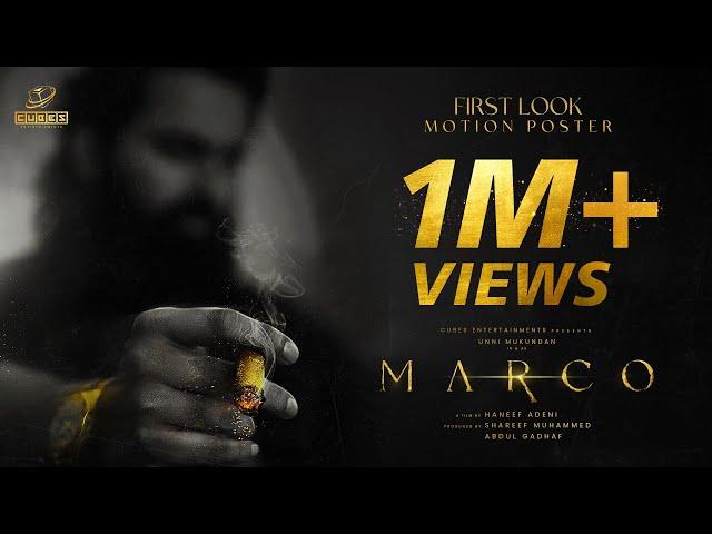 MARCO First Look Motion Poster | Unni Mukundan | Haneef Adeni | Cubes Entertainments