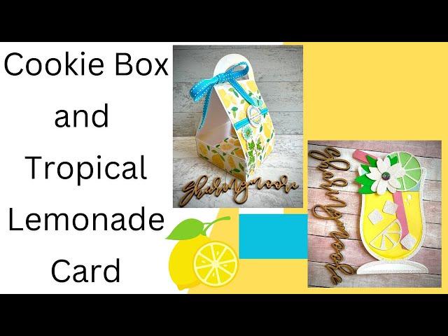 Citrus Punch Mondays ~ My Scrap Chick Cookie Box and Tropical Lemonade Card ~ Sharingmoore