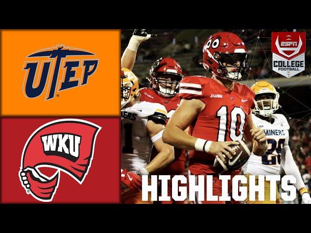 UTEP Miners vs. Western Kentucky Hilltoppers | Full Game Highlights | ESPN College Football