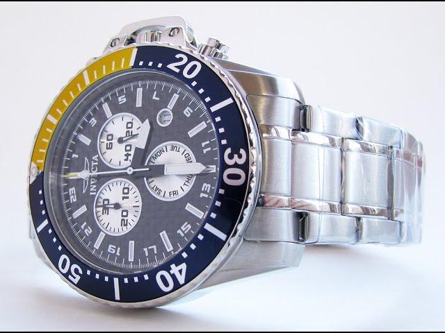 Invicta Men's 11280 Pro Diver Chronograph Black Carbon Fiber Watch