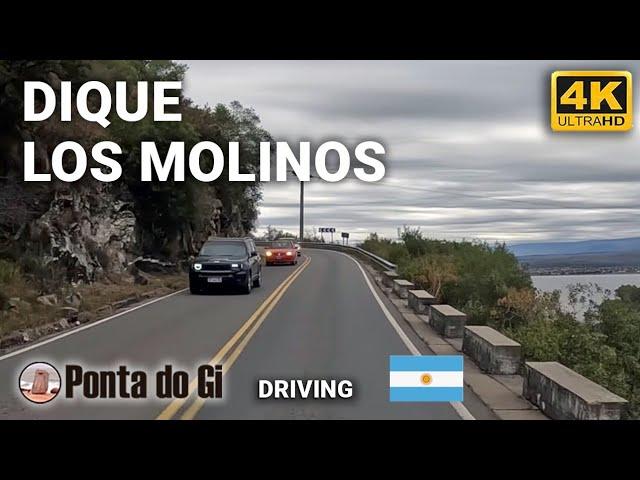 POTRERO de GARAY #driving TOUR hasta DIQUE LOS MOLINOS 4K uhd 2024 SIERRAS de CORDOBA - ARGENTINA