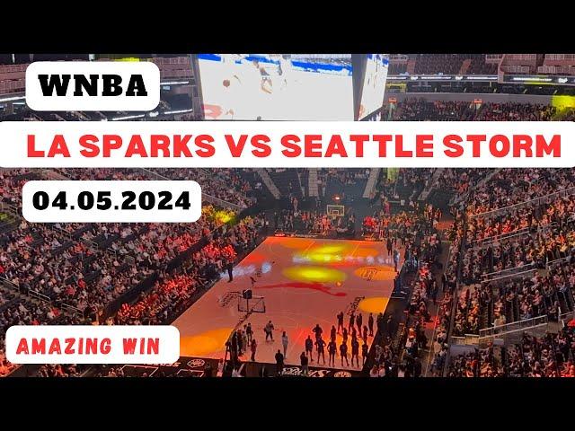 WNBA - LA Sparks vs Seattle Storm Highlights | Canada Game 2024