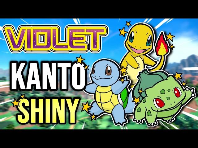 Pokémon Violet But I Can Only Use SHINY Kanto Pokémon