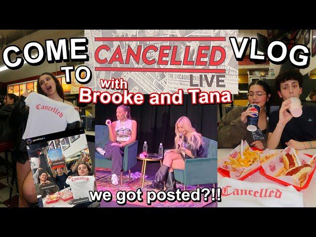 CANCELLED PODCAST LIVE TOUR VLOG | meeting tana & greg + getting posted ?!!