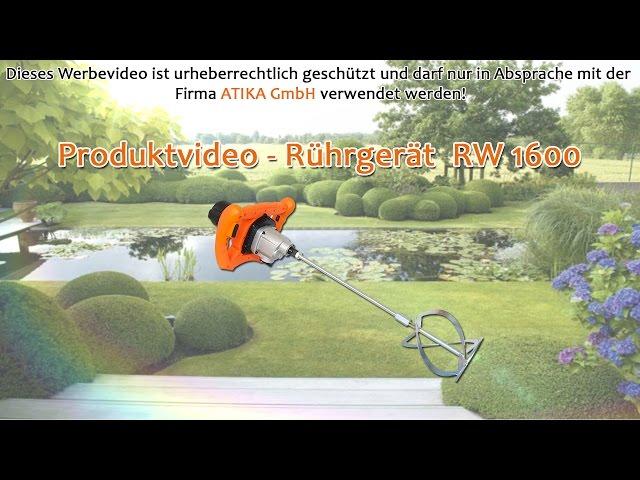 ATIKA Produktfilm - Rührgerät RW 1600