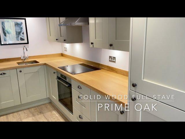 Solid Wood Full Stave Oak Worktop