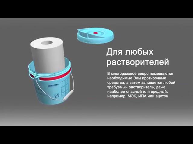 Диспенсер для протирочных материалов Kimberly Clark WETTASK System