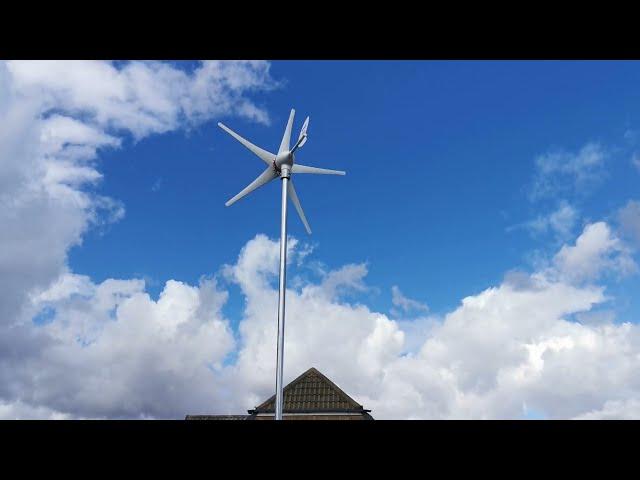 Vevor wind turbine 400w. Off grid power.