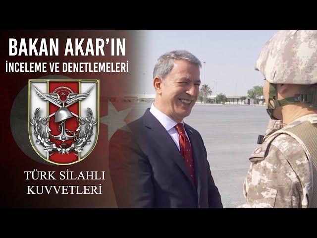 Bakan Akar'ın Katar Türk Birleşik Müşterek Kuvvet Komutanlığındaki İnceleme ve Denetlemeleri