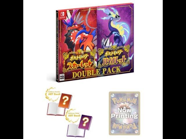 Pokemon Scarlet and Violet Double Pack direct from the Pokemon Center Japan! #shorts