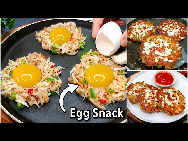 5 Minutes Easy Recipes | Bread Egg Pancake Recipe |New Recipe | Egg Recipes | Evening Snacks