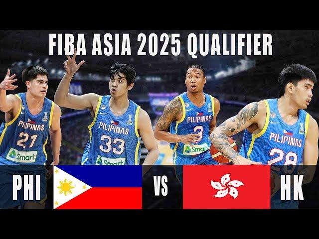 PHILIPPINES vs HONG KONG | FIBA ASIA QUALIFIER | NOV. 24, 2024 | #gilaspilipinas #fibaasia