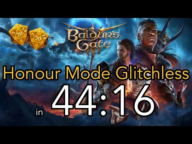 Baldur's Gate 3 - Honour Mode Glitchless in 44:16