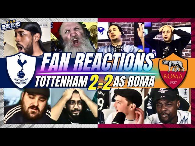 SPURS FANS GUTTEDREACTION TO TOTTENHAM 2-2 ROMA | UEFA EUROPA LEAGUE