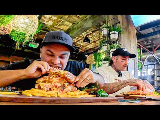 Giant Parmi Challenge Against a Professional Eater!