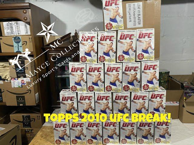 2010 Topps UFC Retail Blaster Box Break Mayce Collectibles