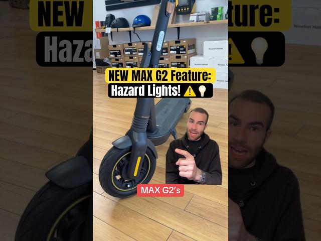 NEW Segway-Ninebot MAX G2 Hazard Lights! ️ #segway #ninebot #scooter #tutorial