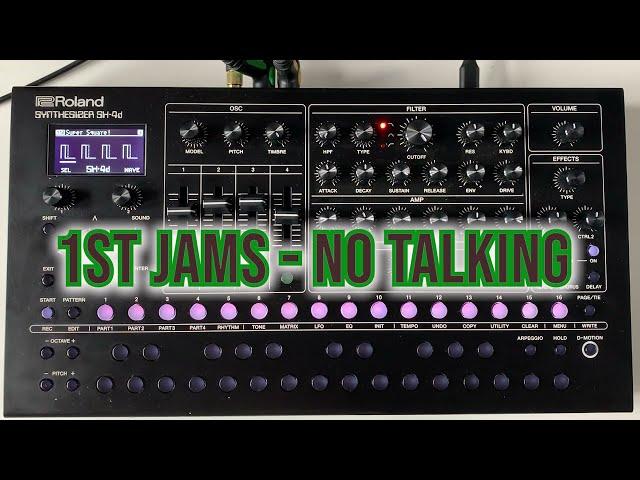 Roland SH-4d - 2 hours in - no talking