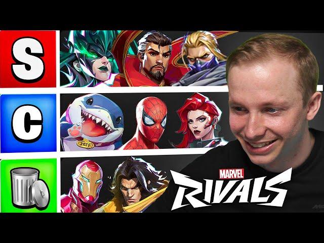 My OFFICIAL Marvel Rivals Season 0 Hero Tier List!