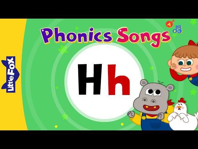 Letter Hh | New Phonics Songs | Little Fox | Animated Songs for Kids