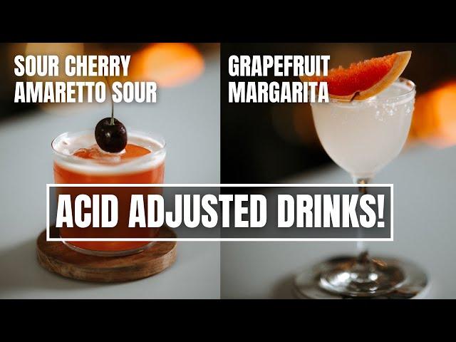 Two Delicious ACID ADJUSTED Drinks in Three Minutes!