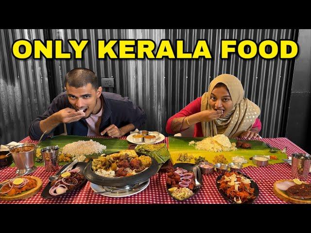 EATING only KERALA FOOD for a DAY..