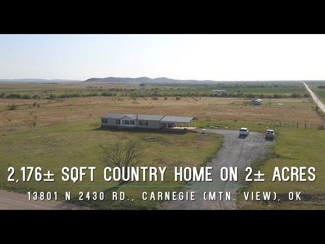 Mountain View Oklahoma Land Home For Sale