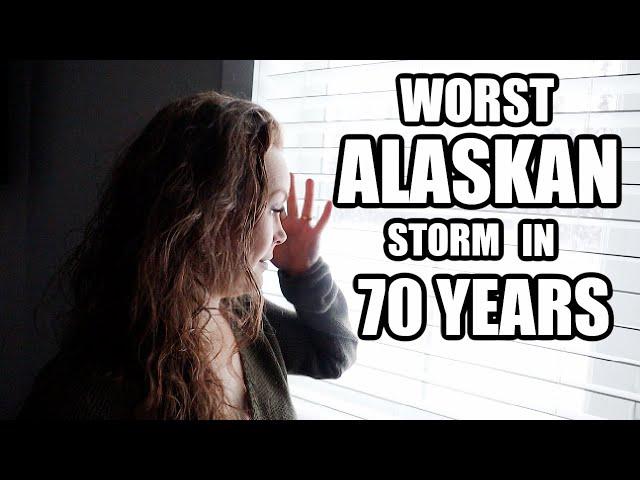 WORST ALASKAN STORM IN 70 YEARS! | NO HEAT, NO POWER| Somers In Alaska